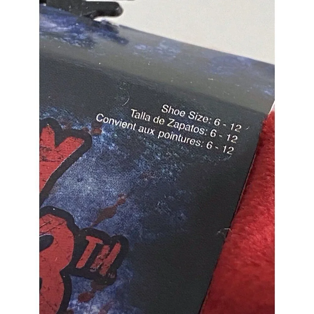 Friday The 13th Jason Voorhees Slippers Fuzzy Socks Cozy Size 6-12 Non‎ Slip NEW